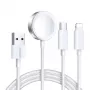 Cable de carga magnético Joyroom S-IW008 Lightning USB-C 5V 1,2m blanco cable