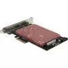Adaptador de CA INTER-TECH KT048 PCIe a SFF-8639 (U.2) – Modelo 88885561