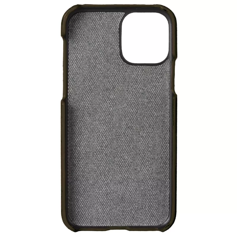 Funda para móvil Krusell Birka para Apple iPhone 11 Pro Max, funda estilo piel marrón oscuro