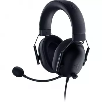Auriculares gaming con cable Razer BlackShark V2 X — binaurales, 3,5 mm, 32 Ω, 12–28000 Hz, micrófono de varilla -42 dB, 270 g