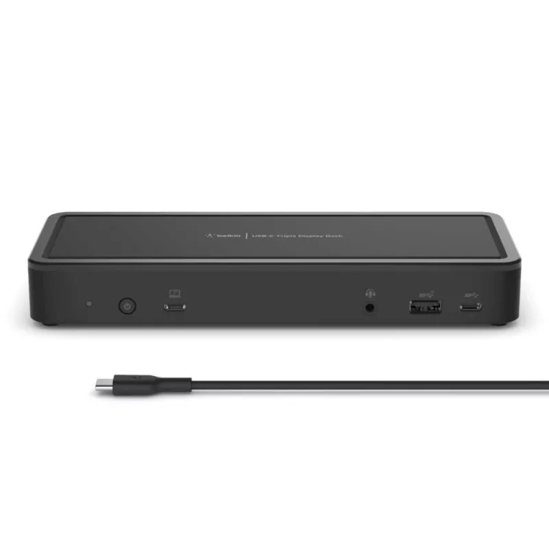 Belkin INC003VFBK Docking station/replicador de puertos para portátil Docking USB 3.2 Gen 2 (3.1 Gen 2) Type-C negro