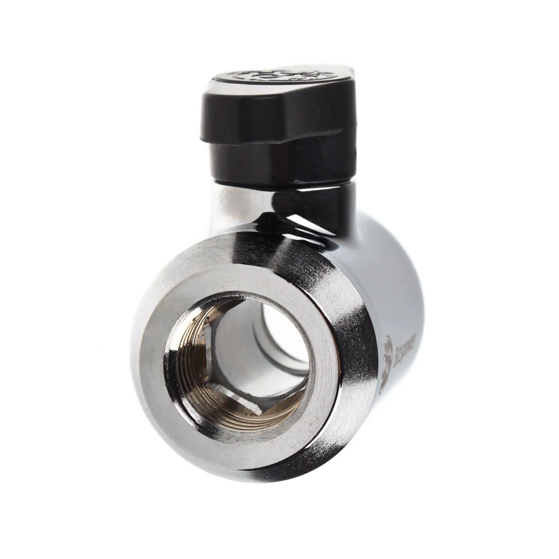 Accesorio de refrigeración BitsPower BP-MVV-SLBK — acabado negro y plata