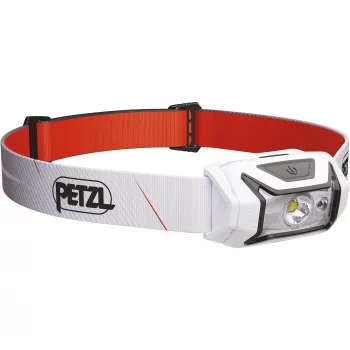 Linterna frontal Petzl TIKKA CORE 450 lm blanca — Linterna frontal recargable, iluminación compacta manos libres