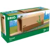 BRIO World 33735 túnel alto de madera para vía de tren, madera certificada FSC, a partir de 3 años