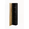 Conjunto de armarios de salón Cama VIGO 3 negro/roble wotan