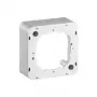 Wentronic Goobay Marco de superficie para tomas de antena - marco de una pieza, blanco (67042)