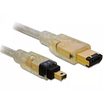 Cable FireWire A/A DeLOCK 2,0 m Gris