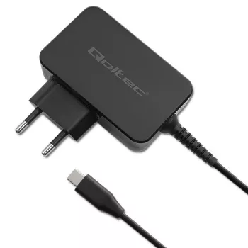 Fuente de alimentación QOLTEC 52384 GaN 30W salida 5–20V cargador USB