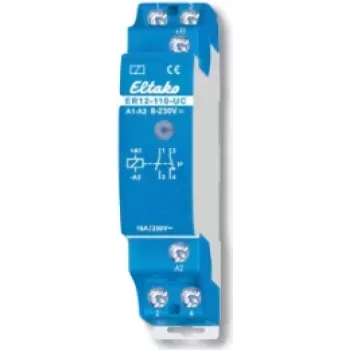 Relé de conmutación ELTAKO 1S/1 NC ER12-110UC 1TE electrónico 8-230V 2000W ER12-110-UC (22110002)