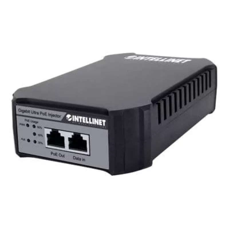 Inyector Intellinet Gigabit PoE++ , un puerto de 95 W, conforme a IEEE 802.3bt (4PPoE), carcasa de plástico, montaje en pared