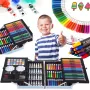 Set de pintura Extralink EX.20154 — set de arte infantil de 145 piezas en maletín grande