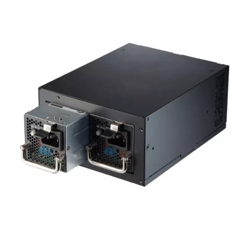 FSP Twins PRO 700W fuente de alimentación PS2 ATX redundante ATX negra, 700 W, 100 - 240 V, 50 - 60 Hz, 10-5 A, activa, 130 W