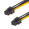 Akyga AK-CA-49 cable de alimentación PCIe de 6 pines conector hembra-conector hembra, 40 cm