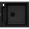 FREGADERO DE GRANITO 1-BOWL MAGNETIC DEANTE NEGRO MATE