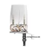 QuWireless QuSpot AX12S antena omnidireccional 2x LTE + Wi-Fi + GPS + Bluetooth para Teltonika RUTX12/RUTX14, PoE/LAN, hasta 7 dBi, IP67, blanca
