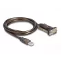 Adaptador USB 2.0 Type-A a serie RS-232 D-Sub 9 pines conector macho DeLOCK 62646