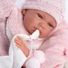Muñeca 73860 muñeca bebé Nica sobre manta rosa 38 cm Llorens