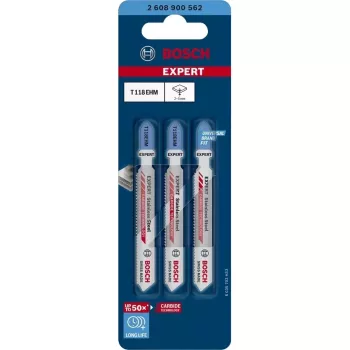 Bosch Expert T118 EHM hoja de sierra de calar carburo 3 uds.