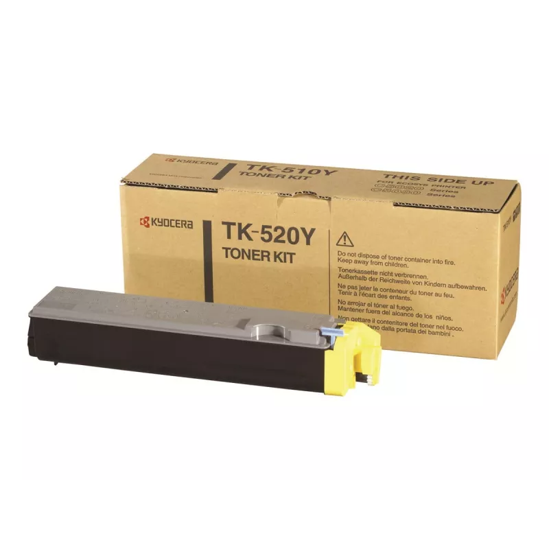 KYOCERA TK-520Y cartucho de tóner 1 ud. original amarillo
