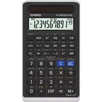 Casio fx-82SOLAR II - calculadora científica - 10 dígitos más 2 exponentes - panel solar (FX-82SOLARII)