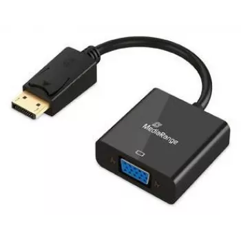 Convertidor de vídeo MediaRange HDMI a DVI-I 20 cm negro 3840x2160@60fps