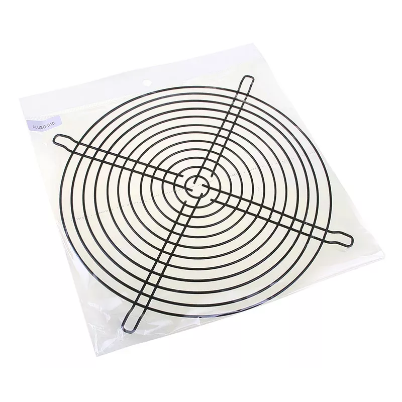 Kolink Classic rejilla para ventilador de 200 mm, negra (FGR-250B)