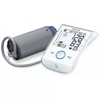 Beurer BM85 tensiómetro de brazo con indicador de reposo patentado para mayor precisión, conexión por app con protección de datos certificada, litio