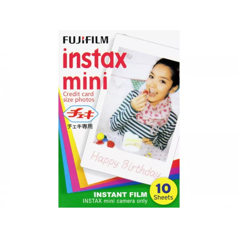 Fujifilm | Película instantánea Instax Mini Glossy | 86 x 54 mm | Cantidad 10