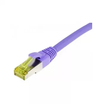 Cable de red RJ45, CAT6A 500 MHz, 0,5 m, lila, S-STP (S/FTP), TPE/LSZH (Ultraflex), AWG26, con cable Cat.7, Synergy 21 (S217762)