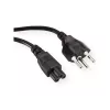 ROLINE 19.07.2097 cable de alimentación suizo tipo J (T12) a IEC C5, 3 polos, 1,8 m, negro