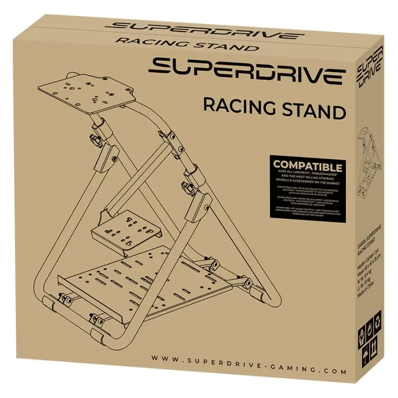 Soporte racing Subsonic SA5615 metal negro