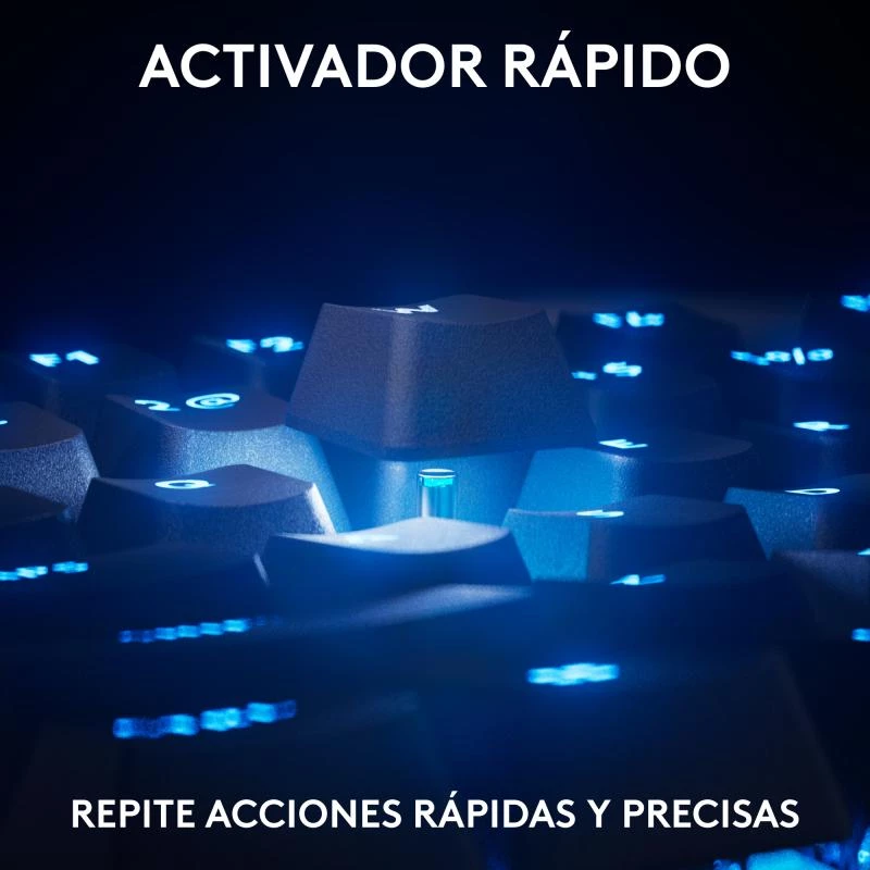 Teclado Logitech G PRO X TKL RAPID gaming USB QWERTY negro