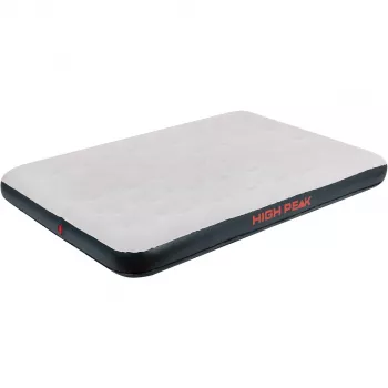 Colchón de aire doble High Peak Double — 1380×1970×200 mm, gris, para adultos