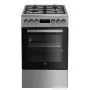 Cocina de gas y eléctrica BEKO FSM52330DX 5 quemadores 60 cm, clase de eficiencia energética A