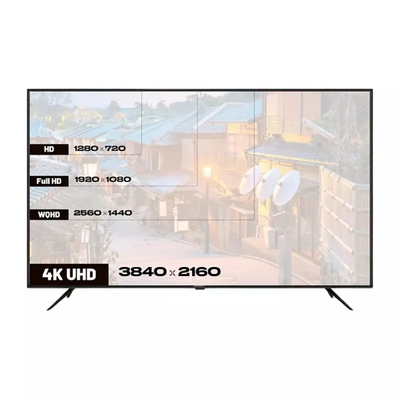 139,0 cm/55 pulgadas (3840x2160) JAPANNEXT JN-IPS550UHD60F 16:9 IPS 60 Hz HDMI USB WLAN altavoces negro