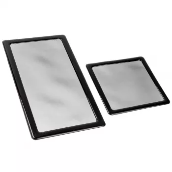 Filtro antipolvo DEMCiflex 0702 para cajas Mini-Tower, negro, pack de 2