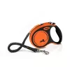 Correa retráctil Flexi Xtreme 5 m, para perros grandes hasta 65 kg, naranja