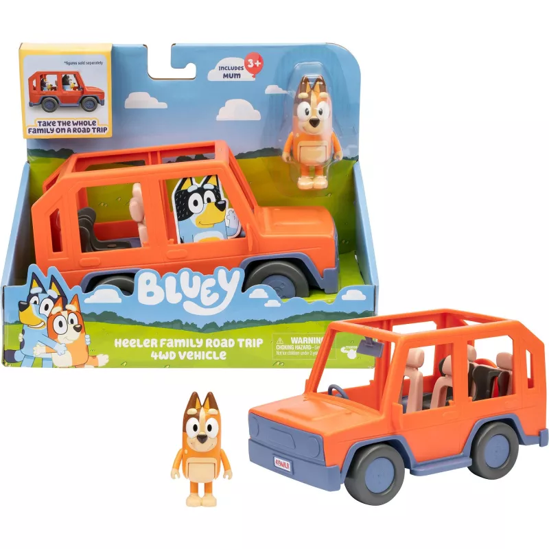 Bluey. Viaje por carretera en familia