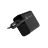 Cargador con cable para dispositivos móviles NATEC NUC-2143, 45 W, USB-C PD 3.0 + USB-A QC 3.0, 110–240 V, negro