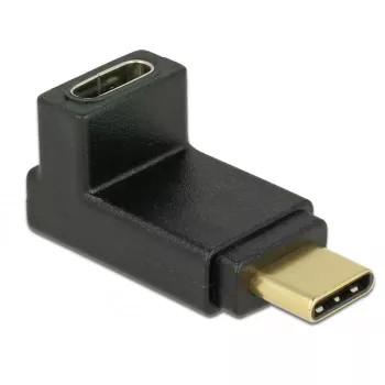 Adaptador de cable DeLOCK 65914 conector macho USB Type-C a conector hembra negro