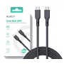Cable de nailon AUKEY CB-KCC101 USB-C a USB-C 1m