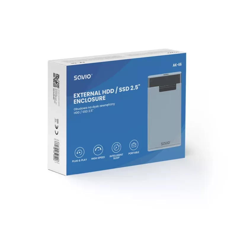 Carcasa para HDD/SSD Savio AK-66