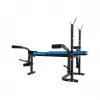 Banco de entrenamiento multifuncional ajustable Rebel RBA-2007 — respaldo y asiento ajustables, plegable, 1610×1300×1005 mm, 18,6 kg