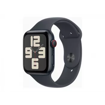 Watch SE GPS + Cellular 44 mm Caja de aluminio Midnight con correa Sport Midnight – M/L