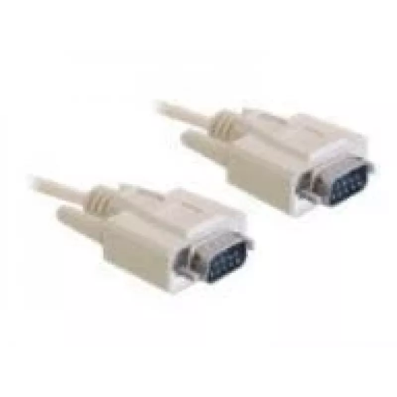 Cable serie DeLOCK RS-232 2 m beige DB-9
