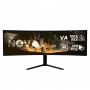 Monitor LED curvo 49 pulgadas Arozzi Nova — 5120 x 1440 Dual QHD, panel VA, 4 ms, hub USB, VESA