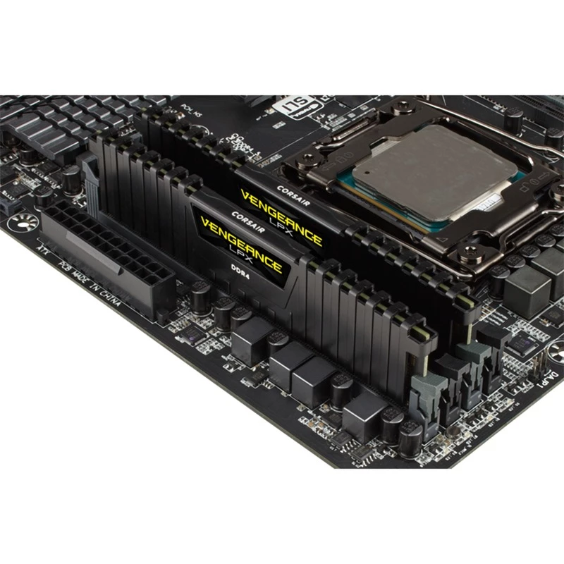 16GB DIMM 2933 (2x 8 GB) Dual-Kit (negro, CMK16GX4M2Z2933C16, Vengeance LPX, INTEL XMP)