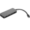 Lenovo GX90X21431 Estación de acoplamiento/replicador de puertos para portátil USB 3.2 Gen 2 (3.1 Gen 2) Type-C negro