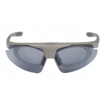 Gafas de tiro WOSPORT 6055T con 3 lentes intercambiables y correa ajustable
