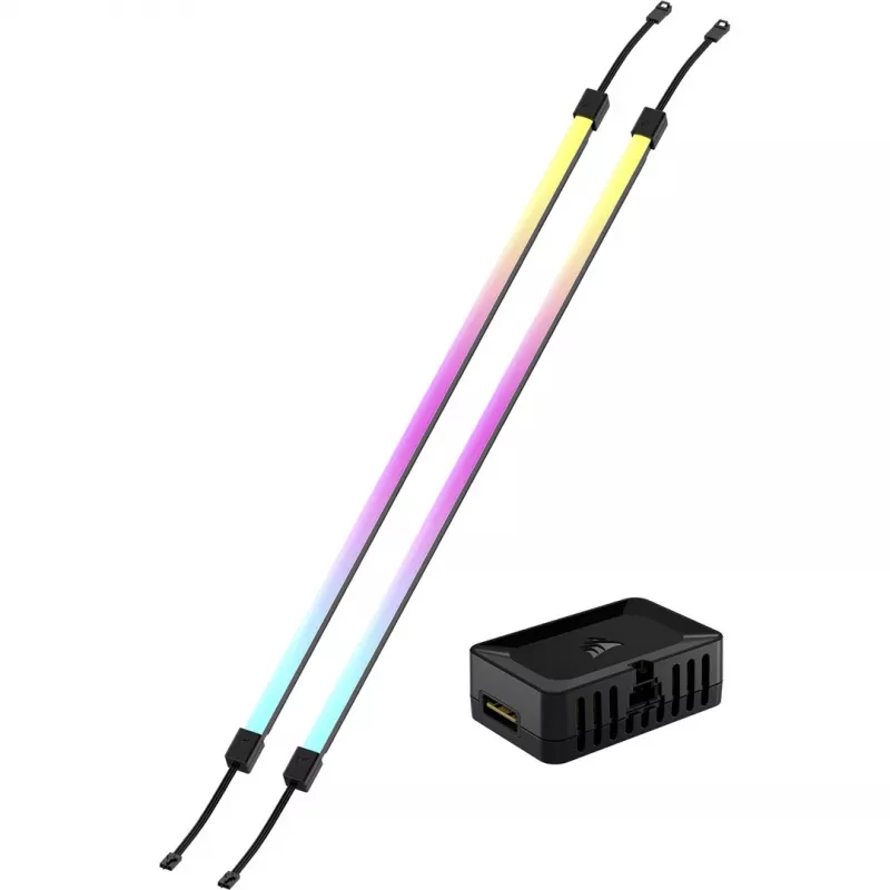 Corsair iCUE LINK LS430 Aurora RGB kit de tira de luz, 430 mm, negro